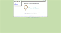 Desktop Screenshot of diningforwomen.presskit247.com