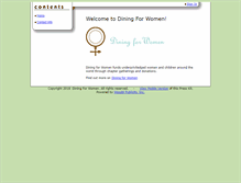 Tablet Screenshot of diningforwomen.presskit247.com