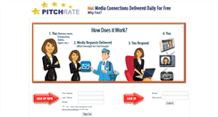 Desktop Screenshot of pitchrate.presskit247.com