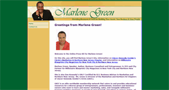 Desktop Screenshot of marlenegreen.presskit247.com