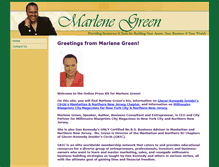Tablet Screenshot of marlenegreen.presskit247.com