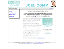 Tablet Screenshot of joelcomm.presskit247.com