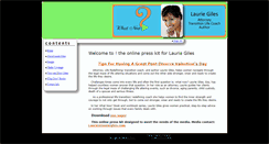 Desktop Screenshot of lauriegiles.presskit247.com