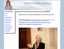 Tablet Screenshot of christine.presskit247.com