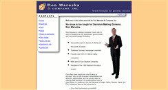 Desktop Screenshot of donmaruska.presskit247.com